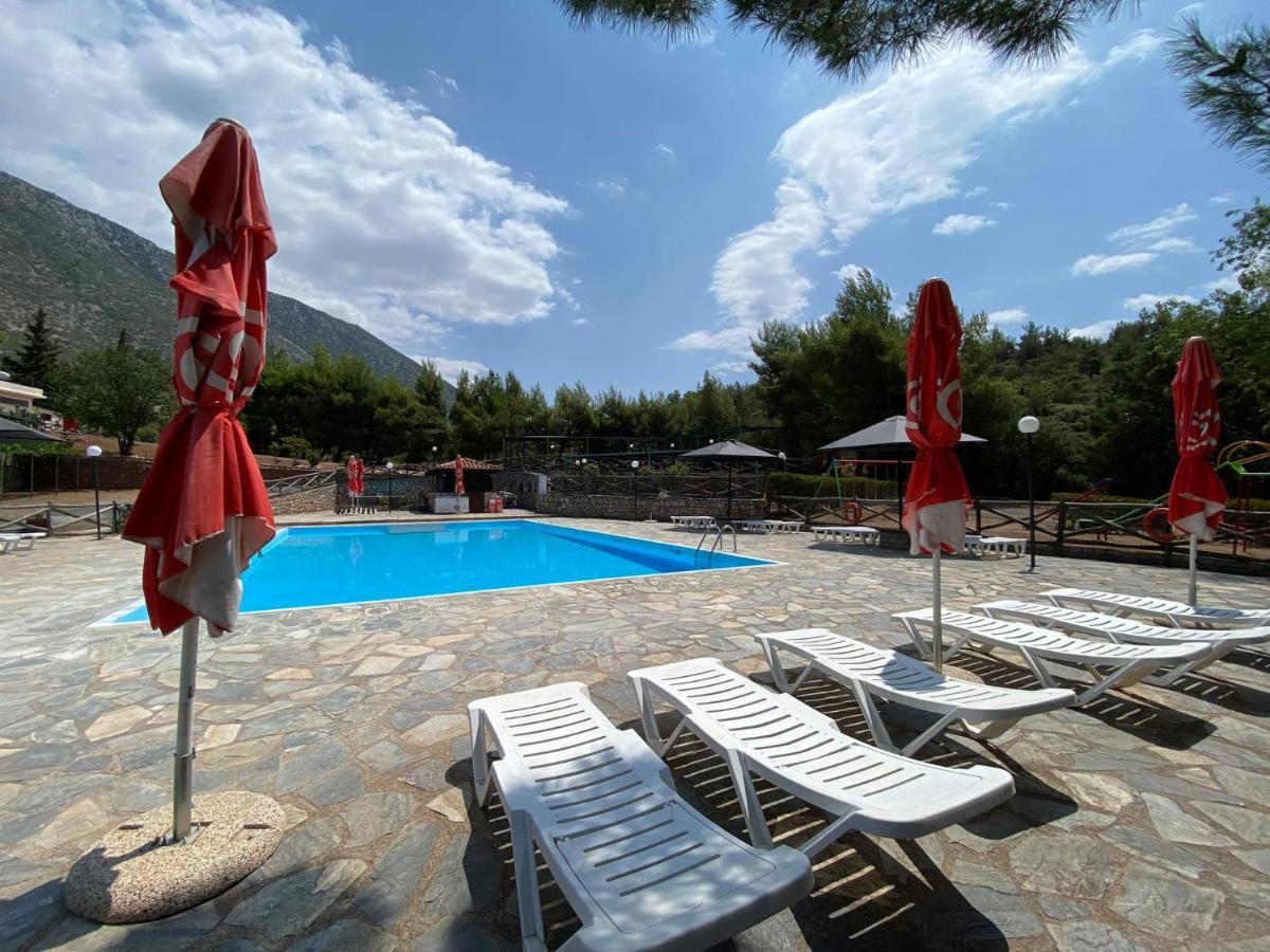Bungalow - Camping Apollon Delphi Dış mekan fotoğraf